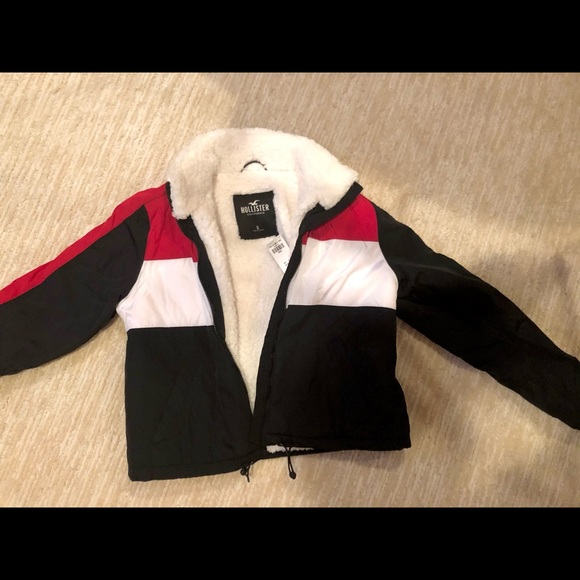 new with tags red navy blue and white jacket - Picture 2 of 5